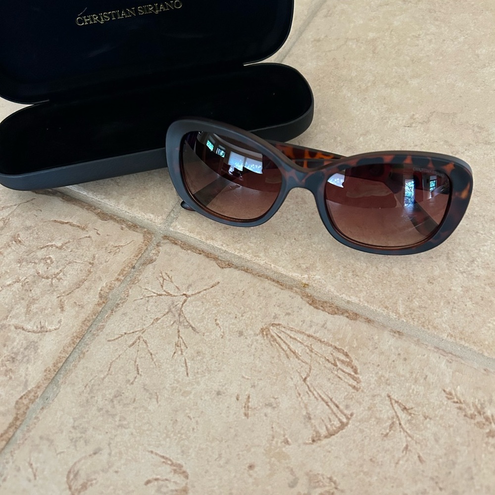 Christian Siriano Tortoise Sunglasses